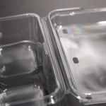 PET 4-Compartment Food Container With Lid For Fresh Fruit And Vegetable