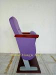 Aluminium Leg Wooden Armrest Theatre Seat Low Back 560mm Width Auditorium For