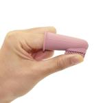 Natural Silicone CPSIA Baby Finger Toothbrush For Training Teething