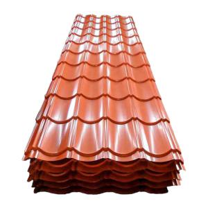 China Customized PPGI Corrugated Sheet 1000mm - 12000mm Galvanised Steel Roof Sheets wholesale