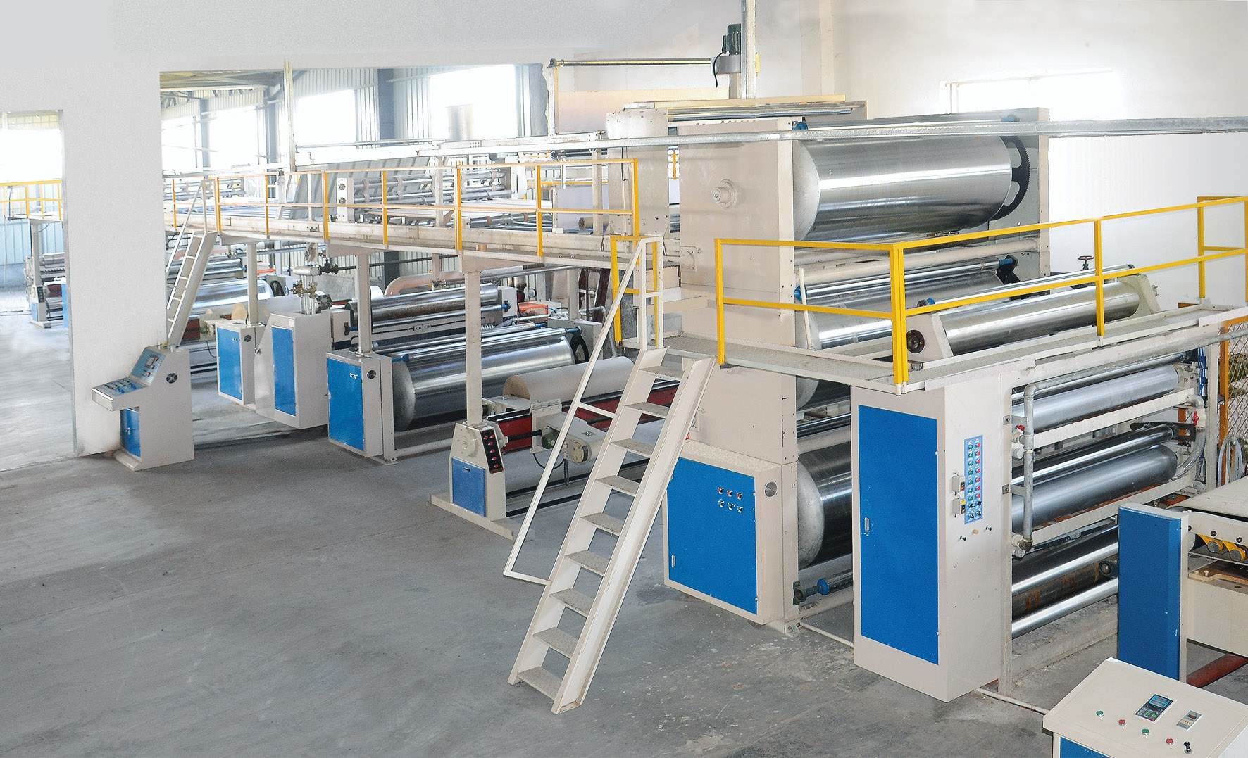 Corrugated Cardboard Production Line Manufacturing Machine 5 Ply