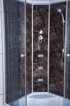 35''X35''X85'' Sliding Door Shower Enclosure Tempered Glass