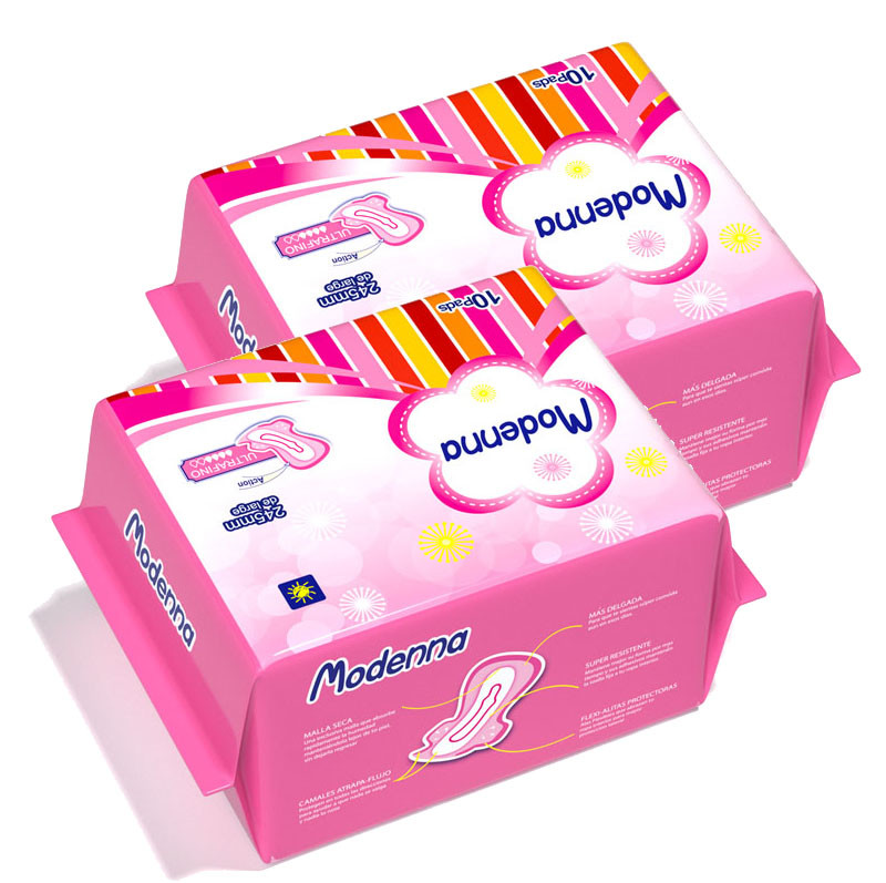 A Grade Non Woven Sanitary Napkins Organic Cotton Menstrual Women's Menstrual Pads