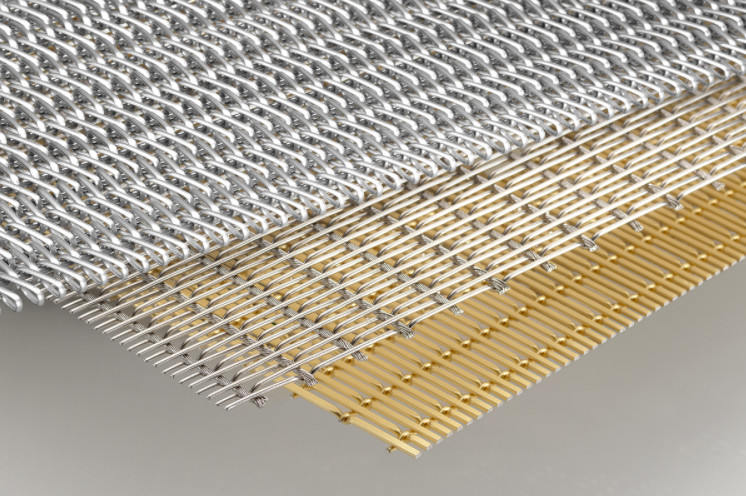 1.0mm Sheets 6m Decorative Wire Mesh Screen Steel Plain Weave