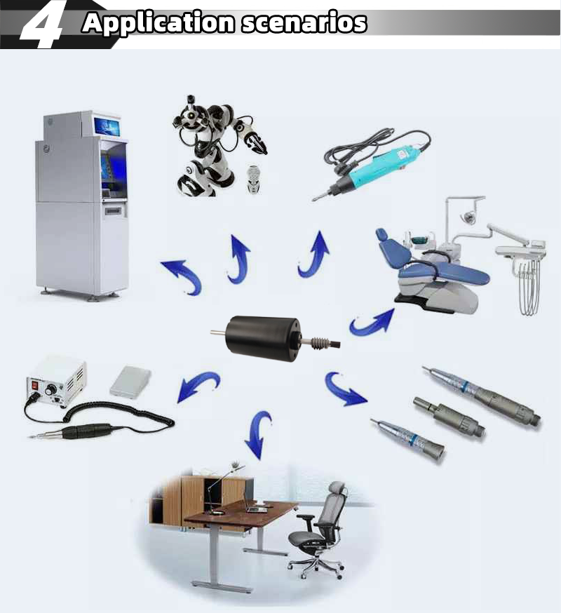 24Mm Brushless DC Motor External Driver Motor For Home Aplliance