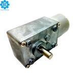 Gear Reduction Micro Worm Gear Motor 12v CW Rotation With 6mm Shaft