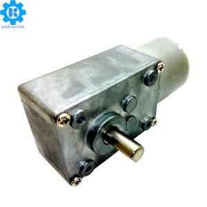 China Gear Reduction Micro Worm Gear Motor 12v CW Rotation With 6mm Shaft wholesale
