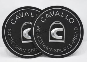 China 2mm Silver TPU Embossed Patches OEKO Black 3D Suede Label wholesale