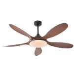 Led Ceiling Fan 5 ABS Blades Silent Motor LED Lighting Smart Ceiling Fan With