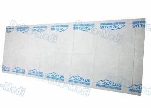 China Disposable Examination Table Bed Cover , Non Woven Spa Bed Sheet Washing Free With LOGO wholesale
