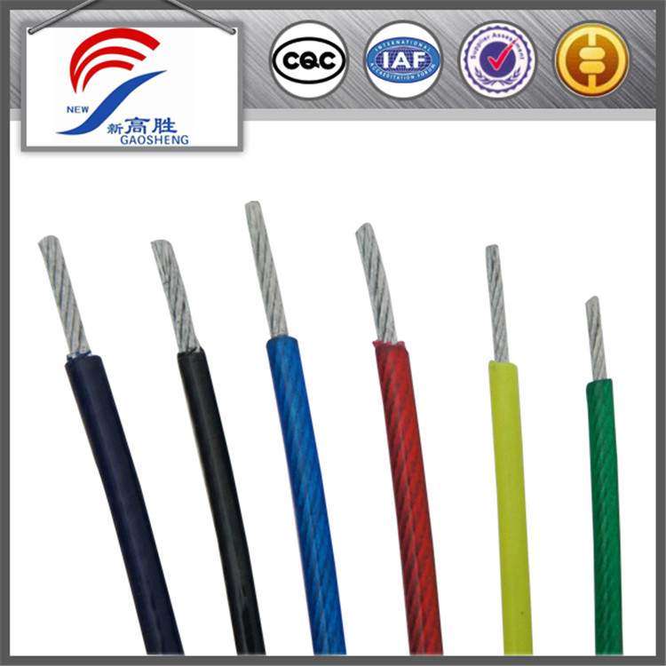 3.2mm 7X7 Plastic Coated Galvanized Steel Wire Rope Vinyl Coated For Clothes Lines