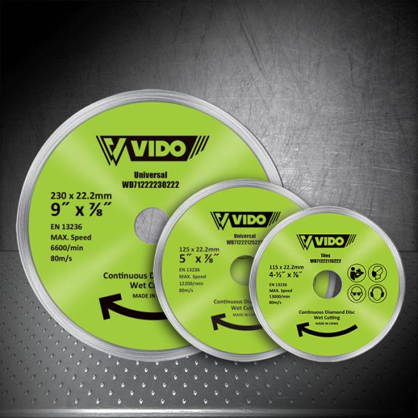 125x22.2mm Diamond Wet Cutting Disc，for tile cutting, and also concrete