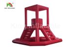 Waterproof 5 x 5 x 4.5m Lifeguard Tower Hand Painting Blow Up PVC Tarpaulin