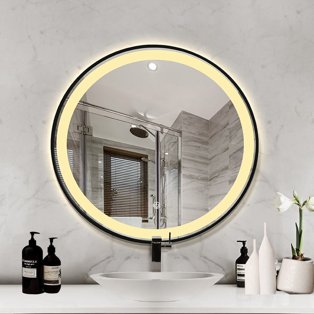 Touch Switch Led Mirror Smart Fitness Waterproof Bathroom Backlit Glass Bath Sticker