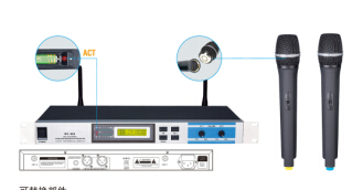 excellent quality 807 wireless microphone system 200 channels infrared selectable
