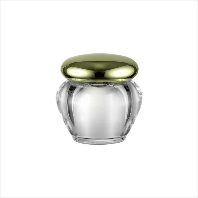 New products luxury cosmetic25g 50g plastic cream jar for skin care cream