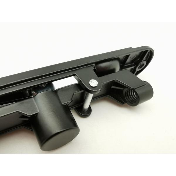 Sliding Aluminum Door Bolt Lock Vertical Black And White L145mm W230mm