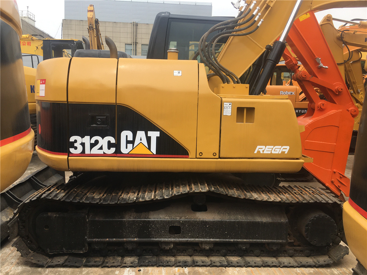 2008 2009 Year CAT 312C 12Ton Small Used Excavator For Digging Construction
