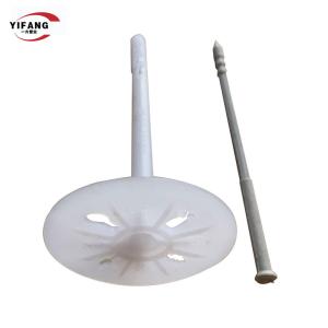 China PE Outer And Iron Nail Inside 80mm 3.7mm Plastic Insulation Anchors wholesale