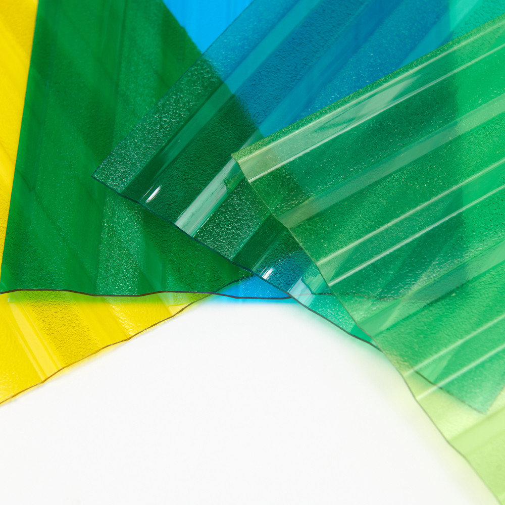 Easy Installation polycarbonate embossed sheet Customized Fire Rating Plate Plastic