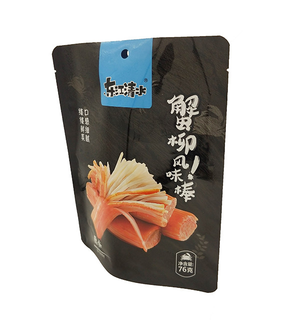 230*145mm Stand Up Zipper Pouch Fresh Noodle Spaghetti Bag Gravure Printing