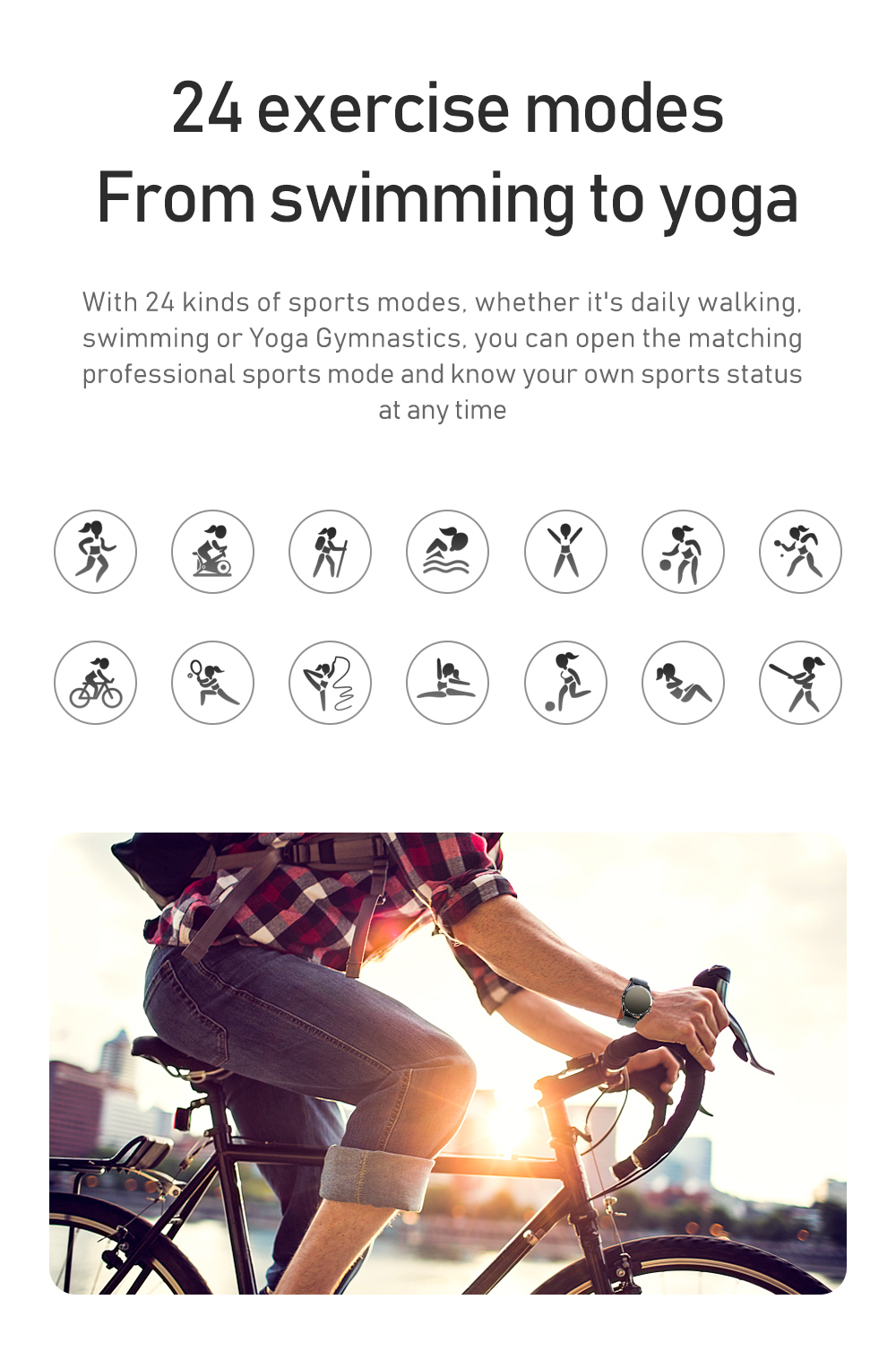 Smart Fitness IP67 Full Touch Smartwatch Customized Electronic Gifts