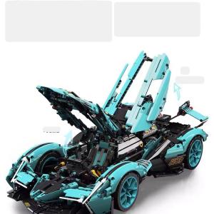 China High Difficulty Moc Assembly Building Blocks Car Toys LEGO Concept Sports Car Model wholesale