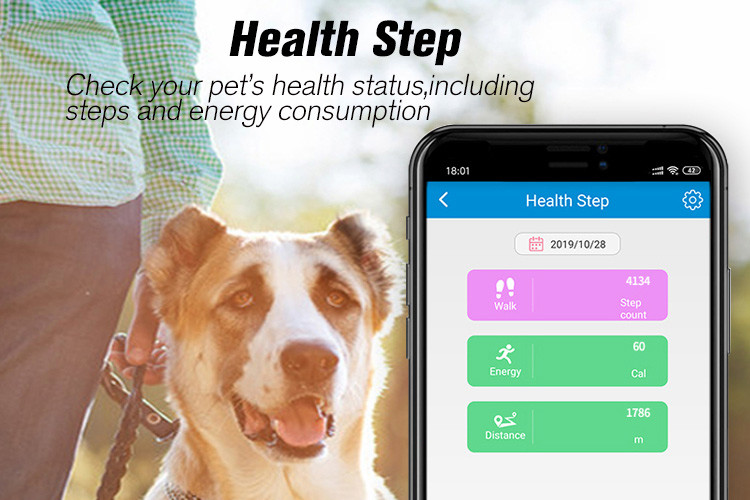 Pet Collar Gps Tracker , 4g Pet Tracker Health Activity Monitoring