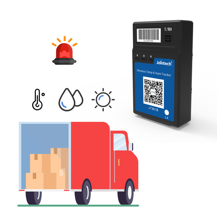 4G Cold Chain GPS Tracker Temperature Humidity Sensor Strong Magnet