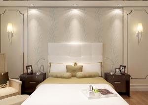China Washable Asian Inspired Wallpaper With Waterproof Removable Vinyl Material wholesale