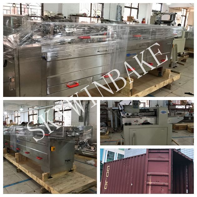 Fully Automatic 2400pcs/Min Four Lanes Biscuit Cream Sandwiching Machine