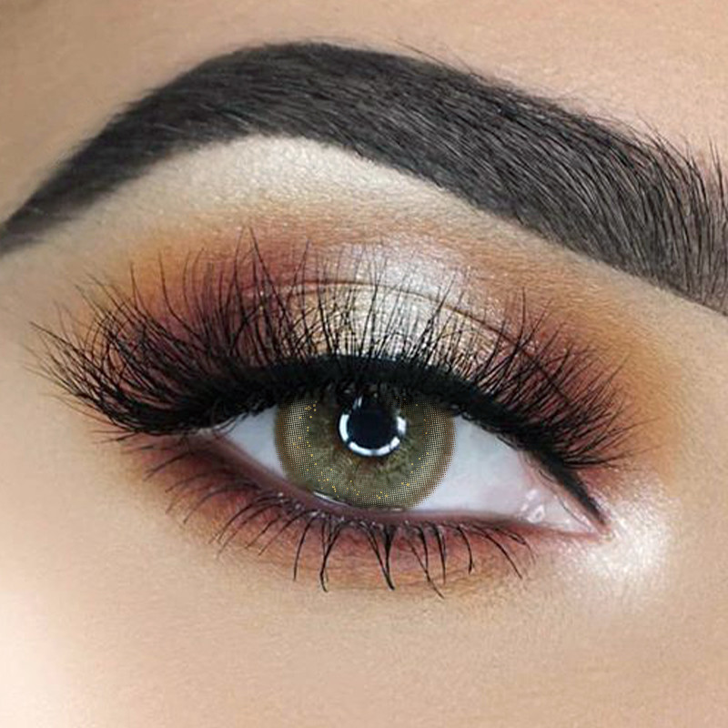 14.2mm Prescription Enhancement Tint Colored Contacts For Graduated Eyes
