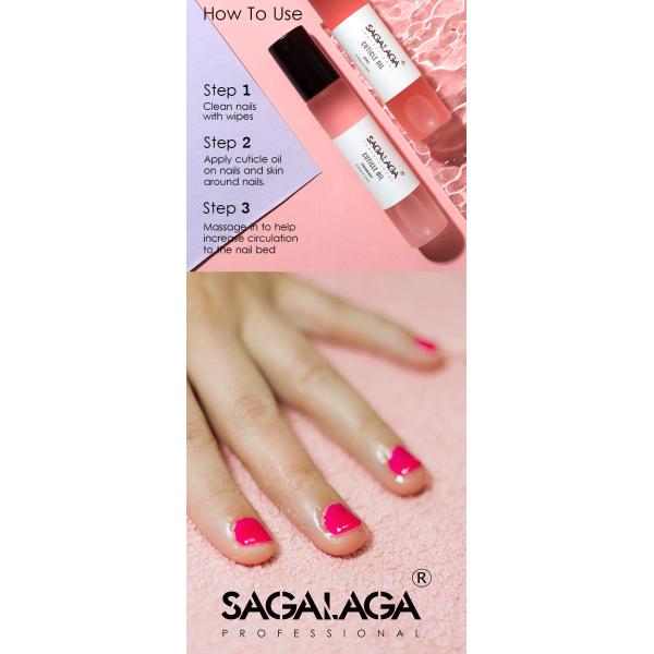 13 Flavors Scented Glass Nail Cuticle Oil Bottle With Roller Ball OEM Custom Logo Nail Care Kit Manicure Pedicure Set