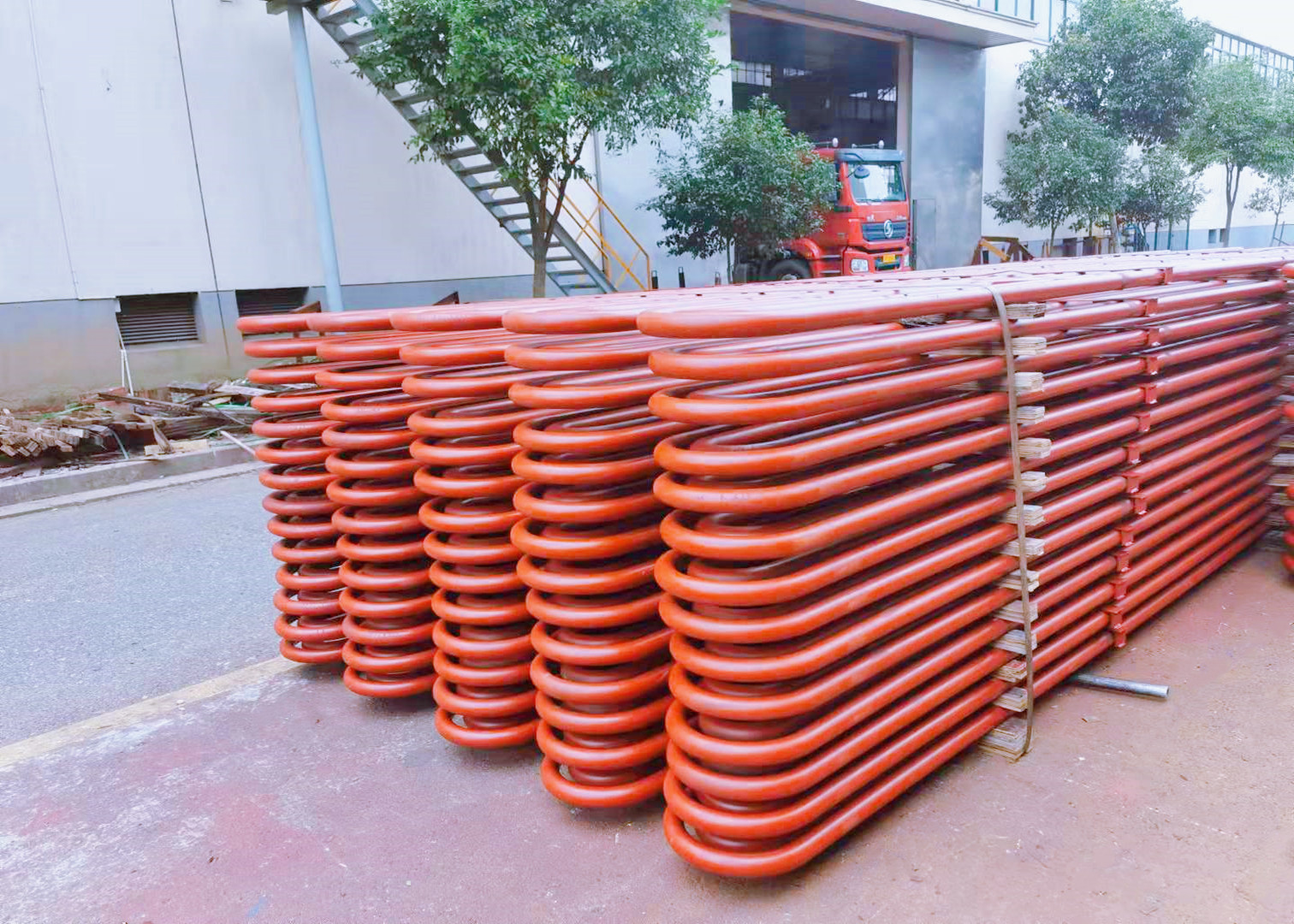 SA192M Carbon Steel Economizer Coil For Sugar Mill