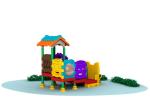 Little Kids Outside Playset / Kids Plastic Play Structure With Slide TQ-QS004