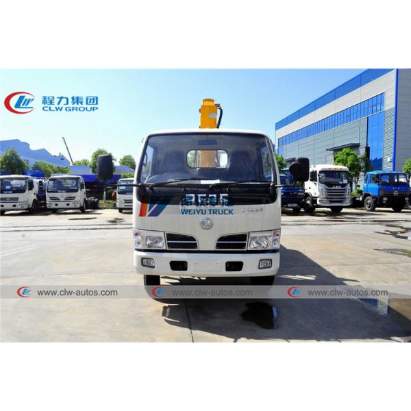 Mini Dongfeng 2T Truck Mounted Boom Crane for steel pipeline
