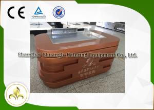 China Mobile Teppanyaki Grill Portable Hibachi Table Electromagnetic Induction Heating wholesale