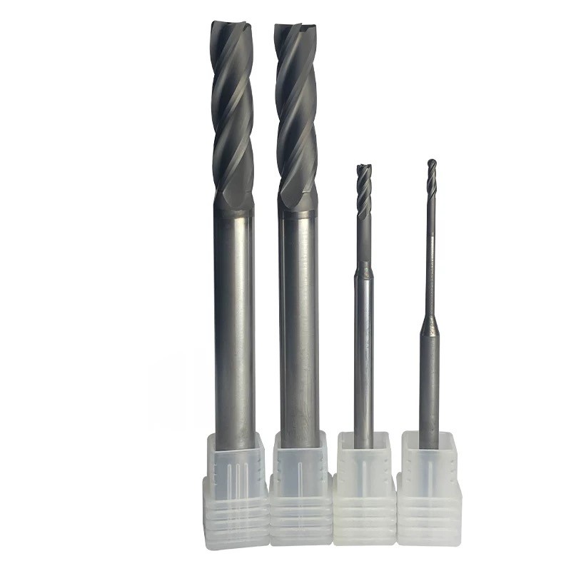 Electrodes Graphite Solid Carbide End Mill With Diamond Coating Milling Cutter