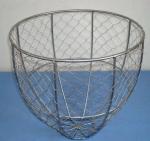Hot dipped galvanized wire oyster basket,galvanized wire clam basket,factory