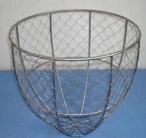 China Hot dipped galvanized wire oyster basket,galvanized wire clam basket,factory price wholesale
