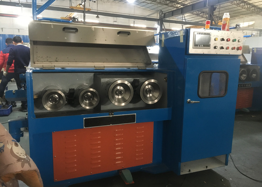 Plastic Copper Wire Drawing Machine With Annaeler