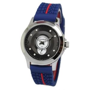 China 41.0mm men's round rubber band quartz wrist watch with stainless steel case ,special movement wholesale