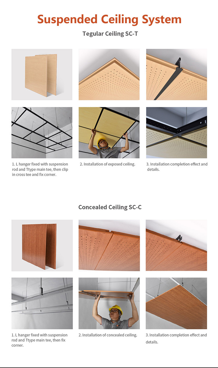 Modern Style Veneer Acoustic Perforated Wood Panels For Residential Office
