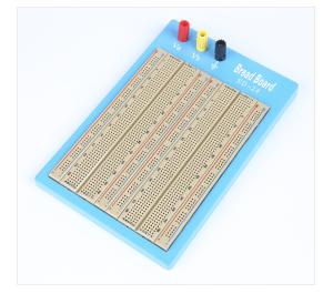 China Brown Solderless Circuit Board , Circuit Bread Board With Blue Plate wholesale
