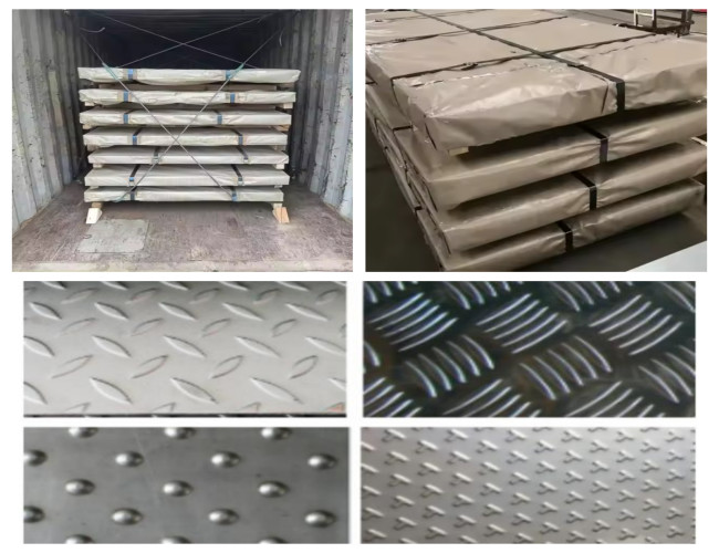 MS Structural Chequered Steel Plate Tear Drop Pattern In Bulk