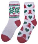 Polyester plush therapy foot spa socks Christmas theme Winter