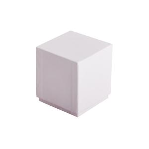 China 2mm Square Scented Candle Packaging Box White Art Paper Embossing wholesale