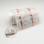 4.4 X 9.2cm Plastic Clear Vinyl Stickers Paper Sheet Material For Cosmetics