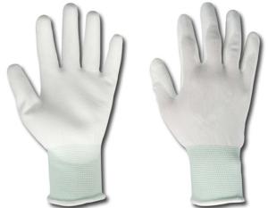 China PU Coated White Nylon Gloves, PU Coated Nylon Gloves wholesale