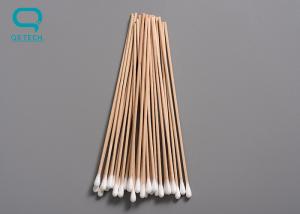 China Thermally Bonded Foam Head Cotton Cleaning Swabs High Solvent Capacity wholesale